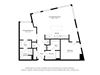 2Bed -2 bath C13 Floor Plan 2Bed - 2 bath C13 Floor Plan at Arrowwood Apartments, North Bethesda, Maryland